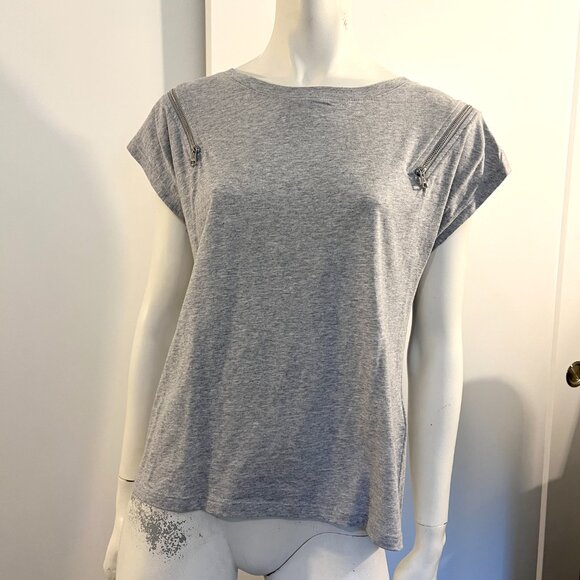 NWT DKNY Heather Gray T-shirt - Picture 2 of 8
